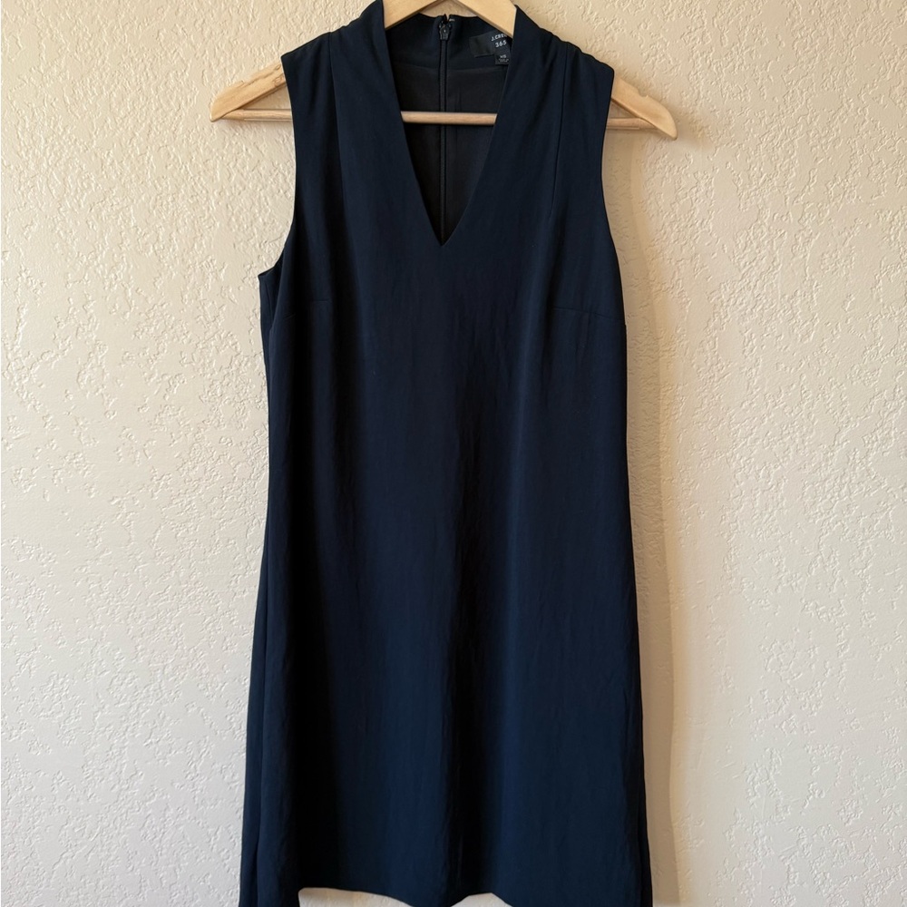 J. Crew Women’s Black V-Neck Mini Dress Size XS